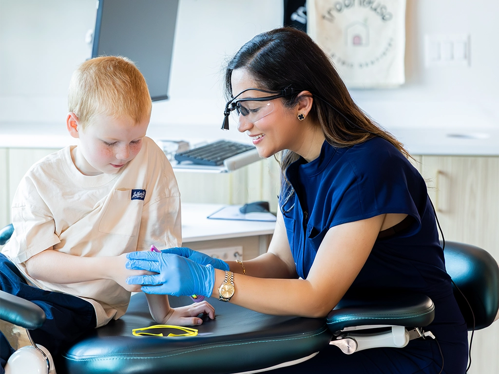 treehouse pediatric dentistry tooth colored fillings photo