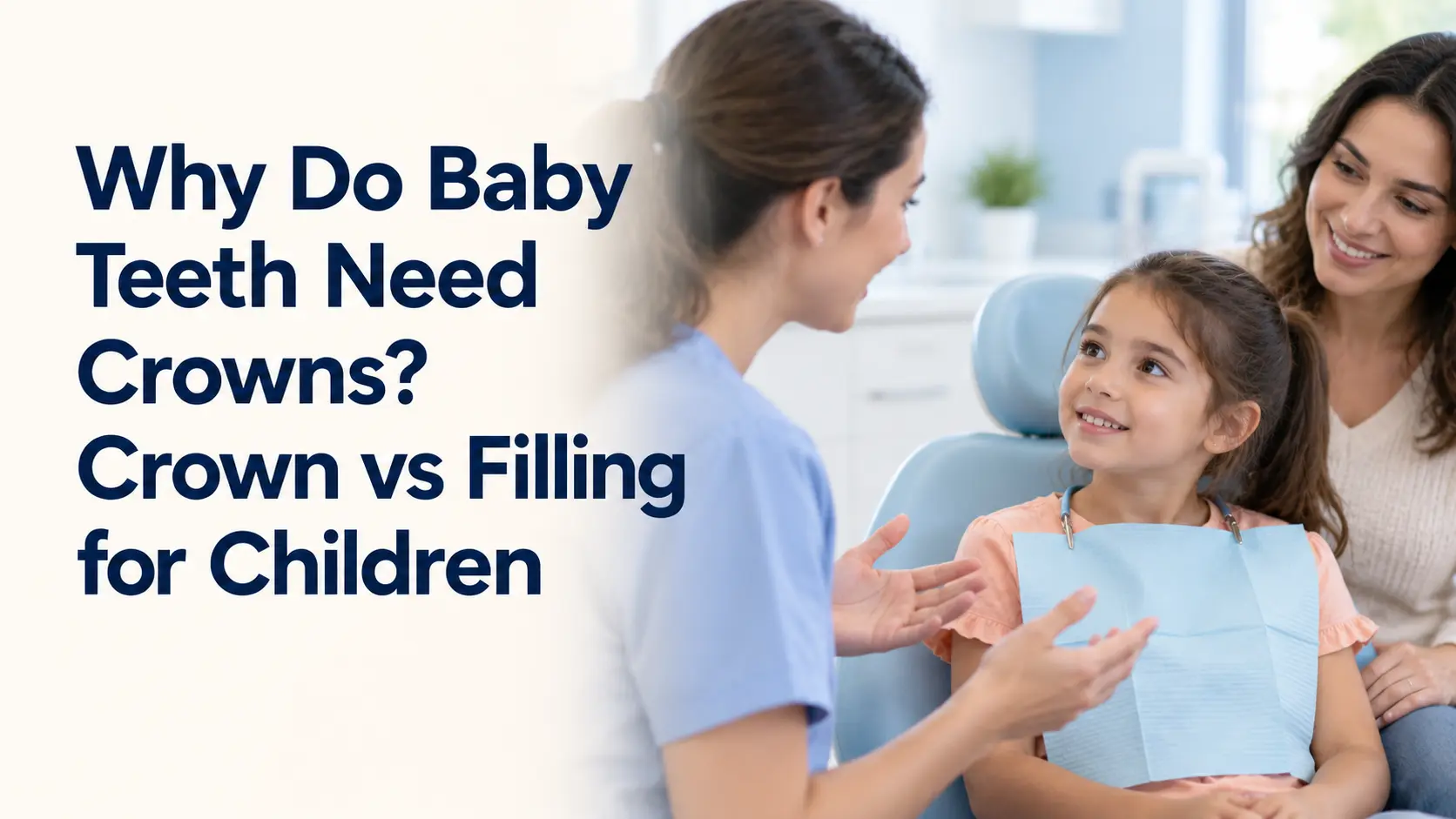 Why Do Baby Teeth Need Crowns? Crown vs Filling for Children